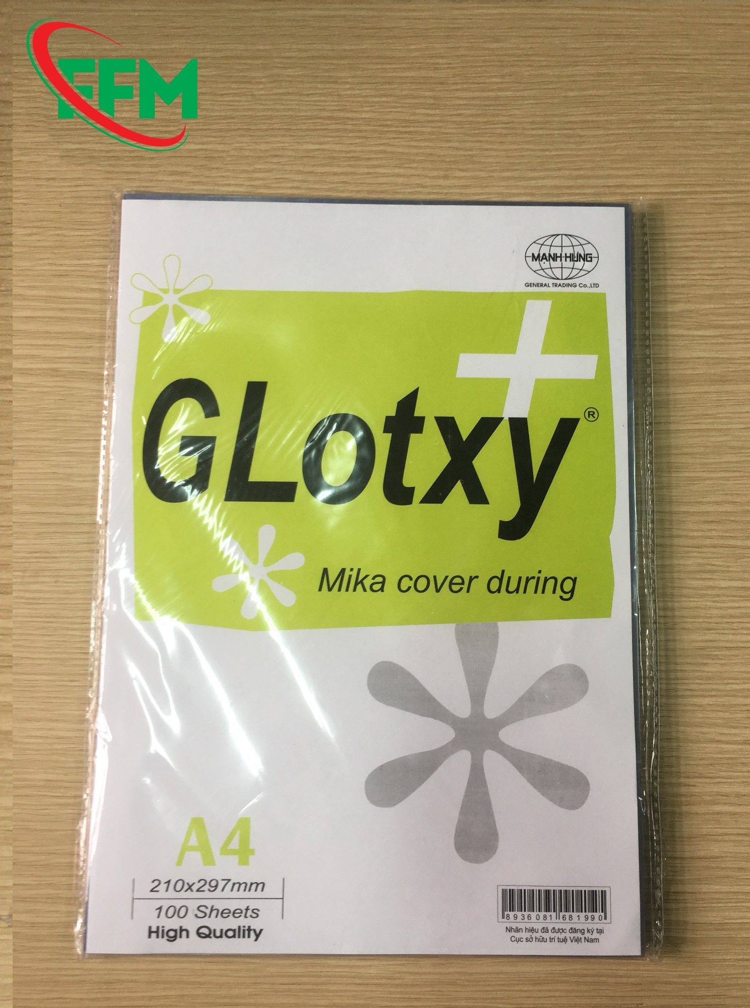 Bìa mica trong A4 loại mỏng